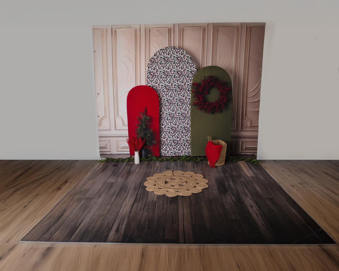 Kate Cozy Boho Christmas Photo Kit Photography Backdrops&Props Themed Bundle -UK