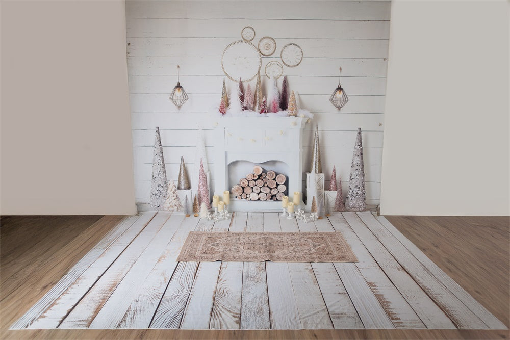Kate Pink and Gold Boho Christmas Photo Kit Photography Backdrops&Props Themed Bundle -UK