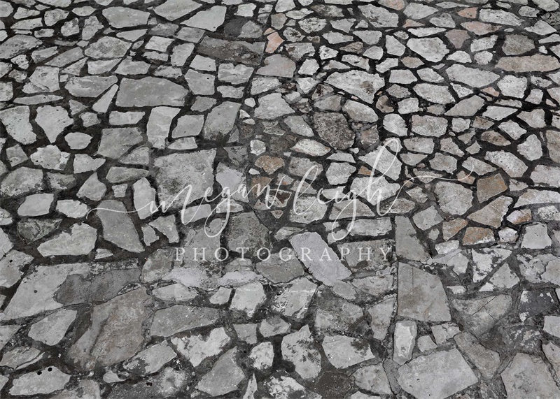 Kate Grey Stone Rubber Floor Mat Designed By Megan Leigh Photography -UK