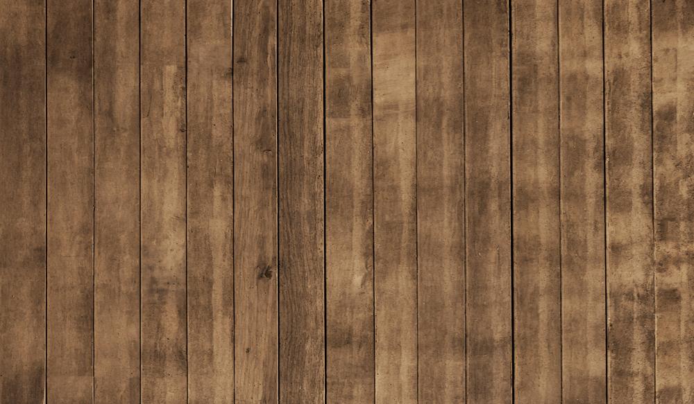 Kate Rustic Wood Plank Brown Rubber Floor Mat -UK