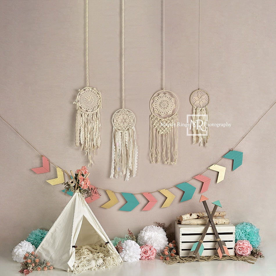 Kate Wild Boho Girl Birthday Backdrop Designed By Mandy Ringe Photography -UK