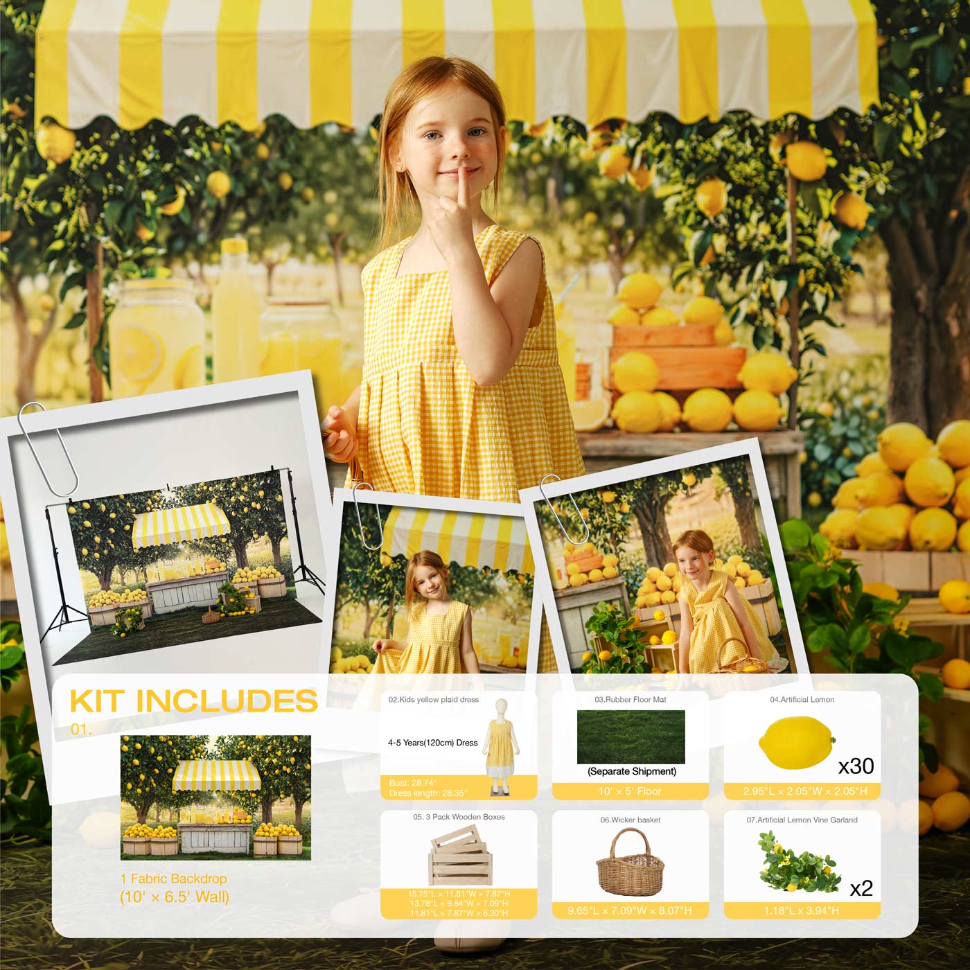 Kate Summer Lemonade Stand Photo Kit -UK