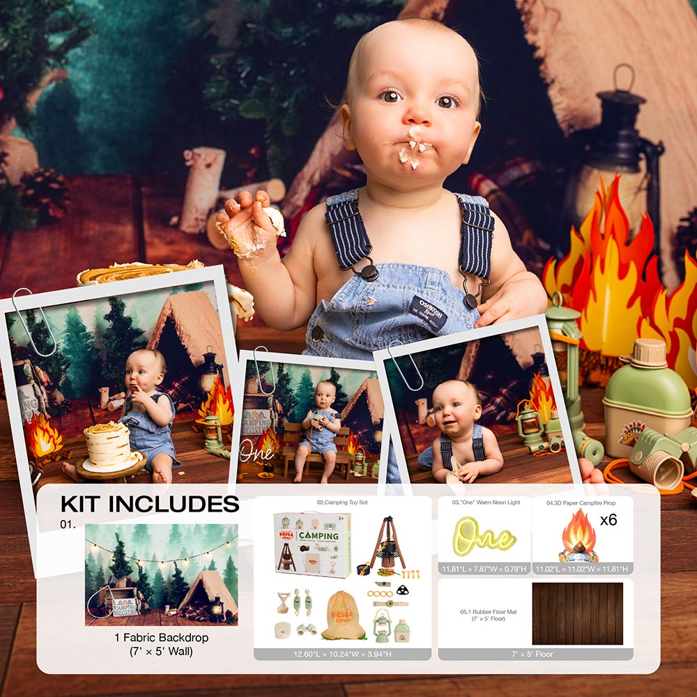 Kate Camping Cake Smash Photo Kit -UK