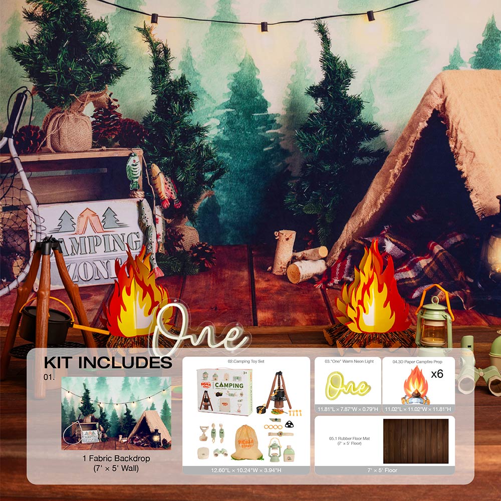 Kate Camping Cake Smash Photo Kit -UK