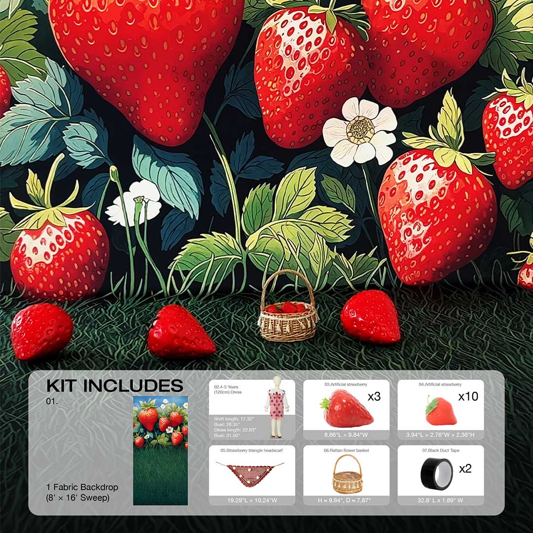 Kate Summer Strawberry Photo Kit -UK