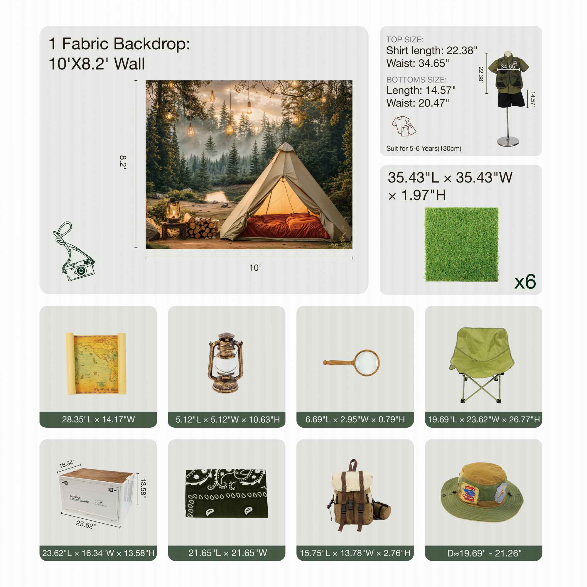 Kate Camping Adventure Photo Kit -UK