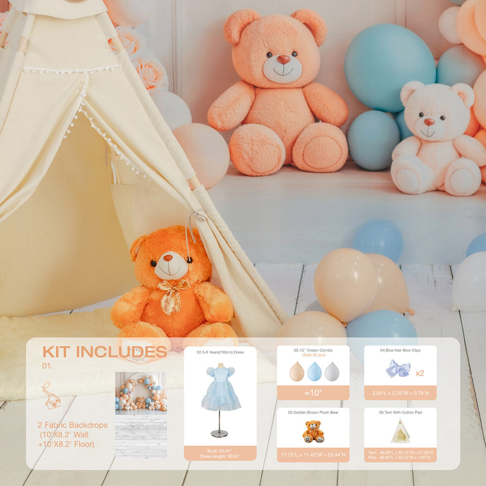 Kate Tent Bear Photo Kit -UK