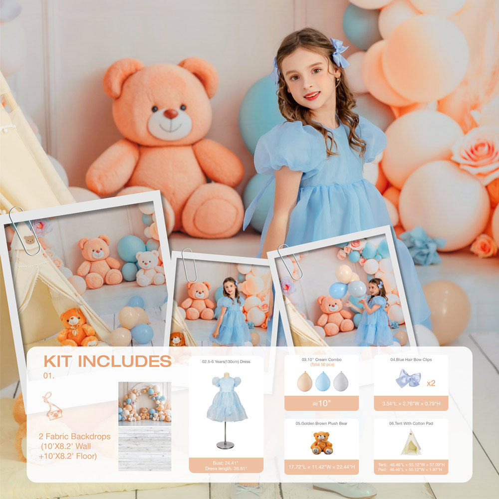 Kate Tent Bear Photo Kit -UK