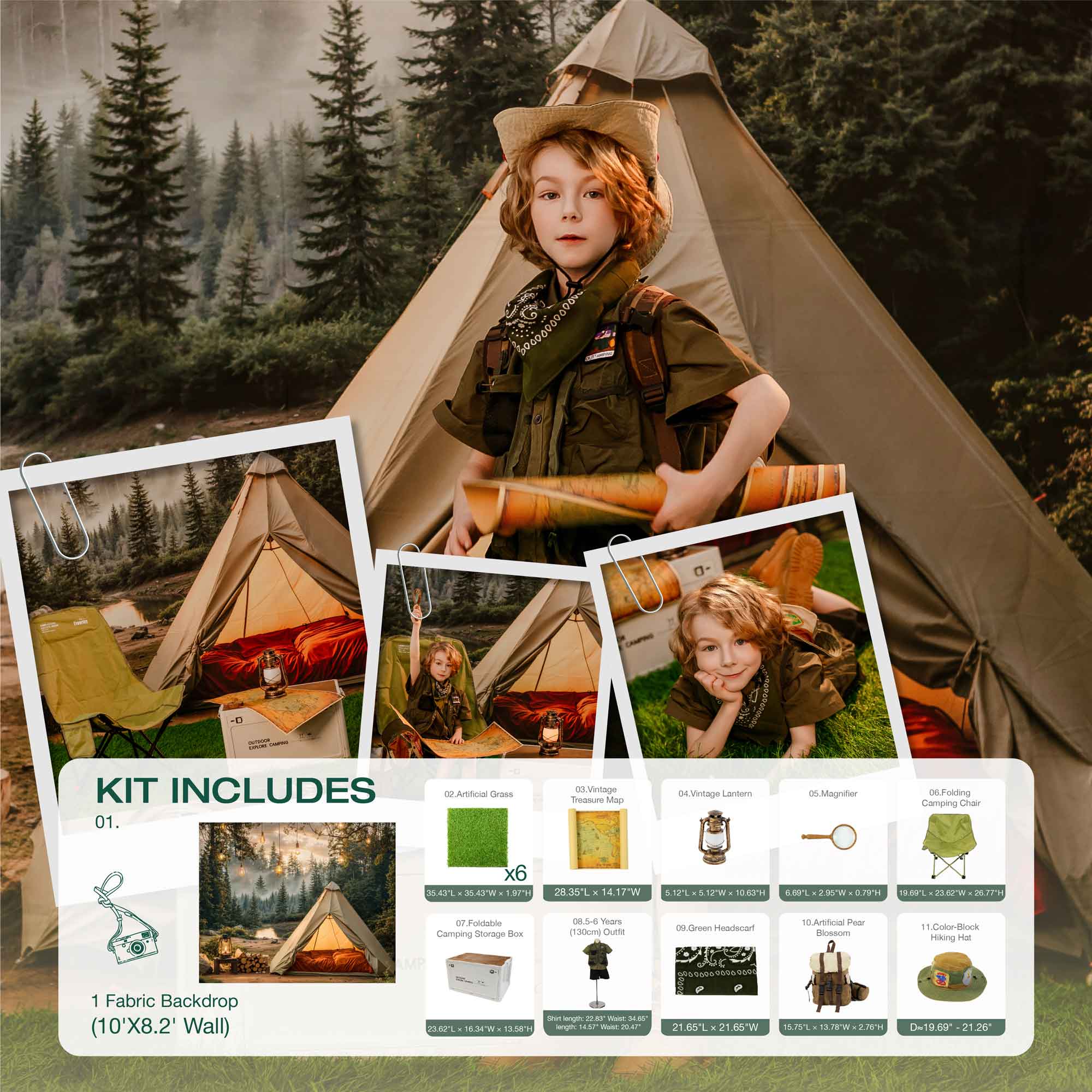 Kate Camping Adventure Photo Kit -UK