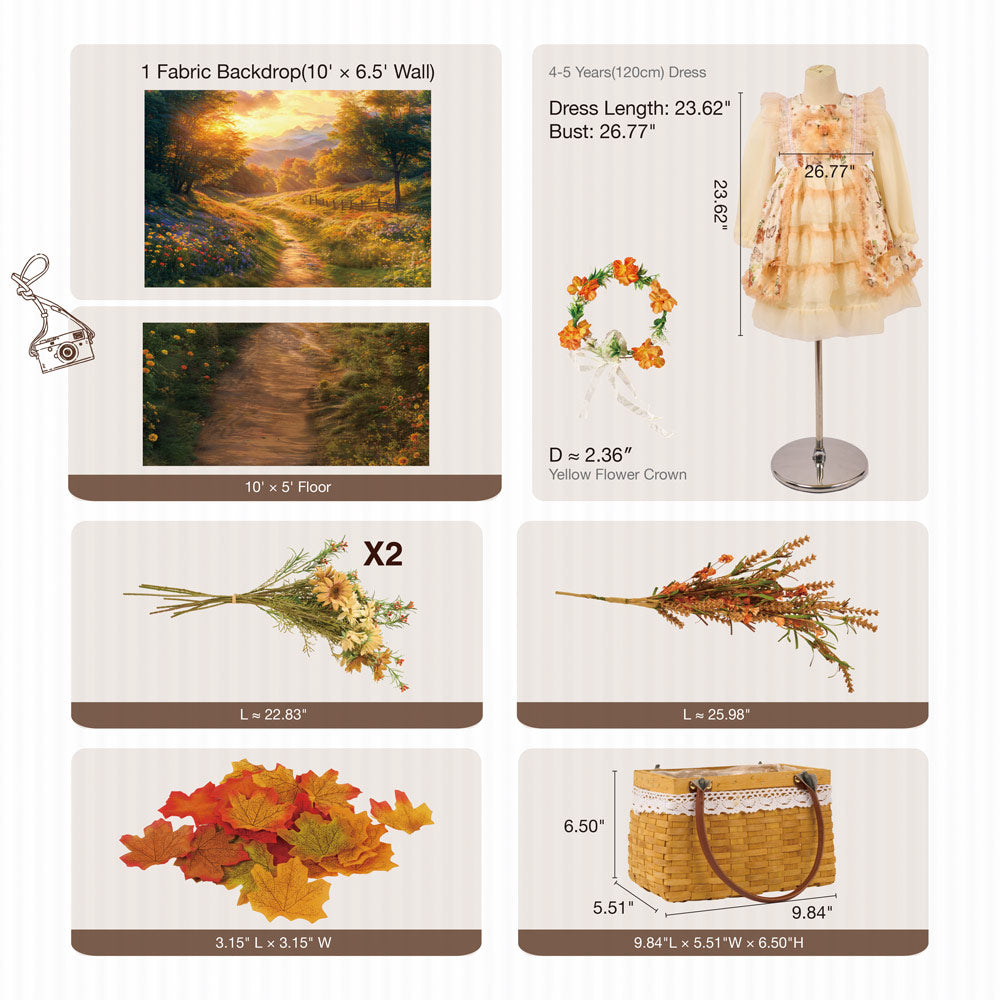 Kate Autumn Country Road Photo Kit -UK