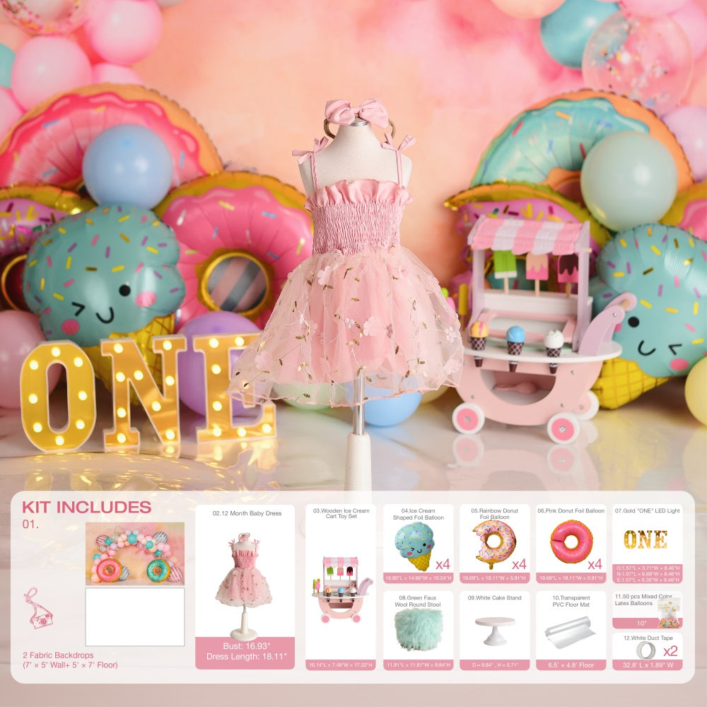 Kate Donut Cake Smash Photo Kit -UK
