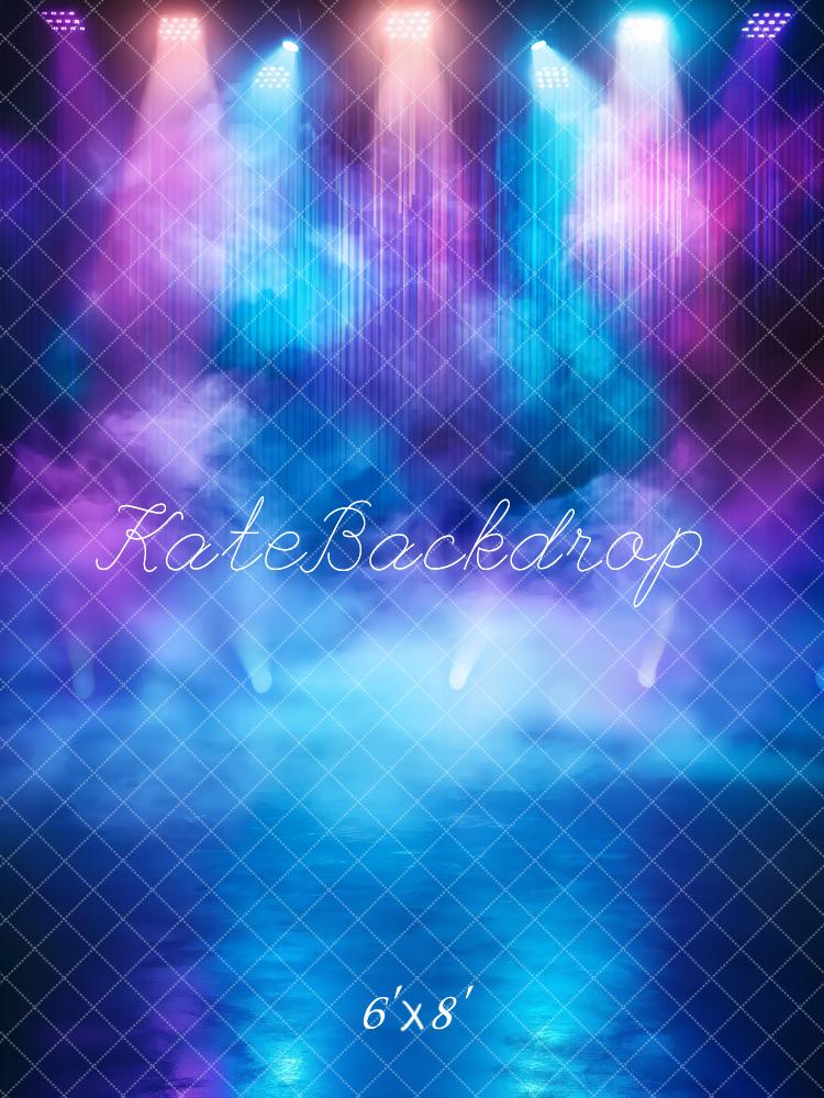 Kate Stage Lights Mist Colourful Backdrop Designed by Emetselch -UK