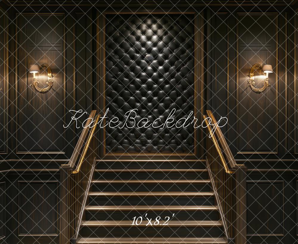 Kate Cascading Stairs Tufted Wall Sconces Backdrop Designed by Mini MakeBelieve -UK