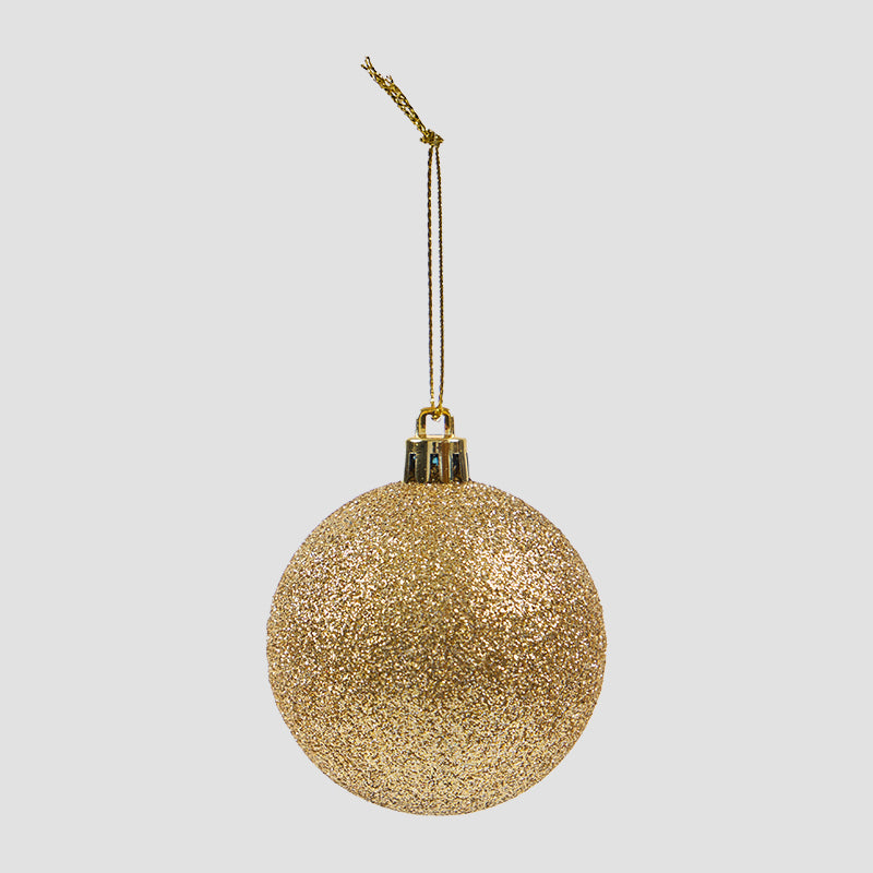 Kate 10pcs Silver/Gold Glitter Christmas Ornaments(D ≈ 2.36″) for Photography -UK