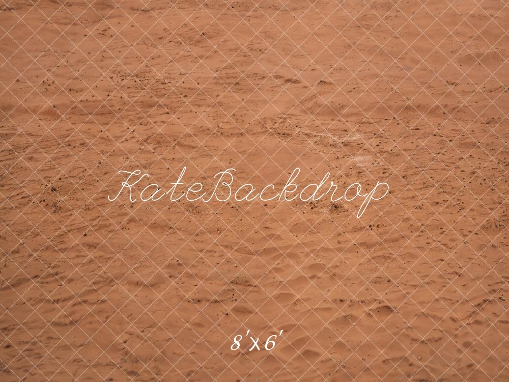 Kate Sand Ground Texture Brown Fleece Backdrop Designed by Emetselch -UK