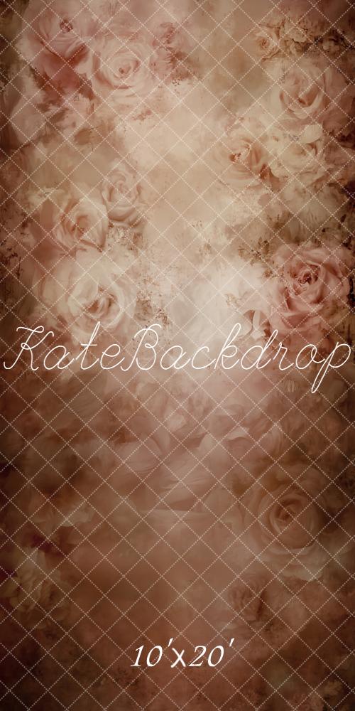 Kate Vintage Blush Roses Fine Art Backdrop Designed by Emetselch -UK
