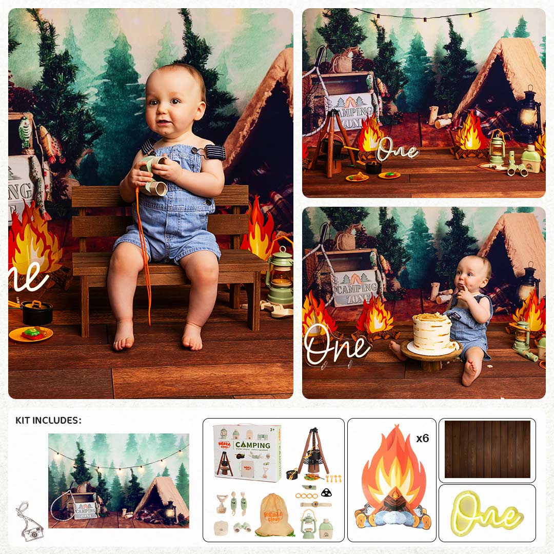 Kate Camping Cake Smash Photo Kit -UK