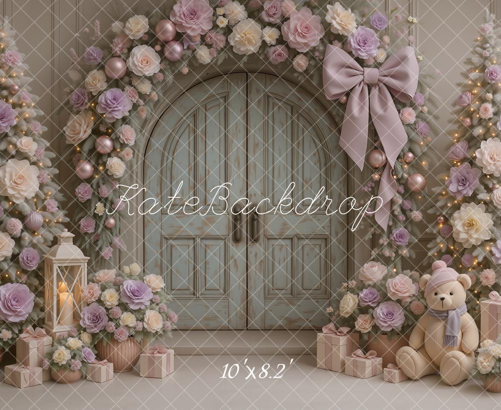 Kate Floral Arch Pastel Door Gifts Backdrop Designed by Ashley Paul -UK