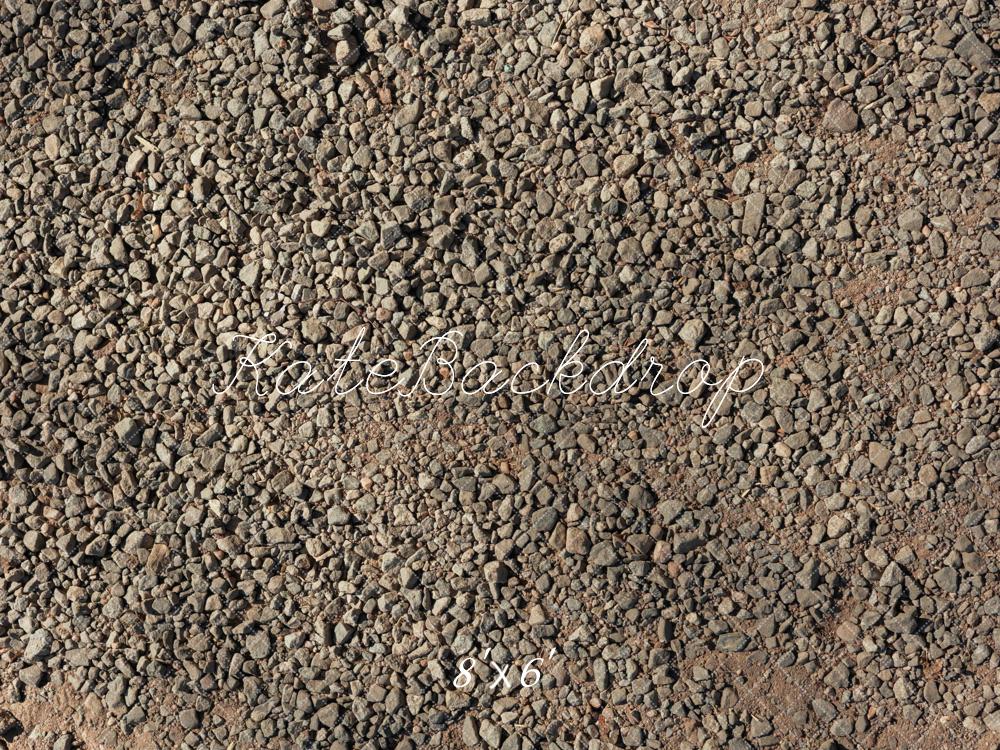 Kate Gravel Stone Ground Texture Floor Backdrop Designed by Mini MakeBelieve -UK
