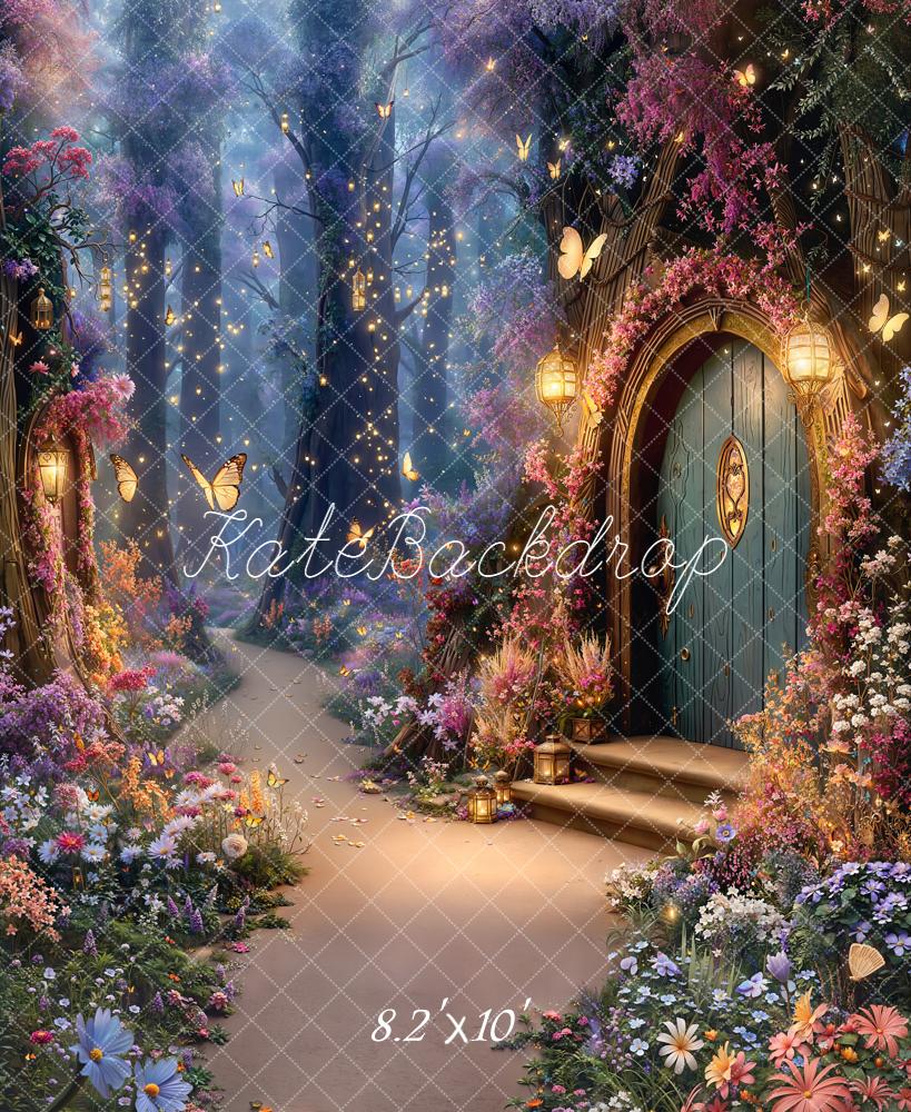 Kate Fairy Fantasy Forest Lanterns Backdrop Designed by Emetselch