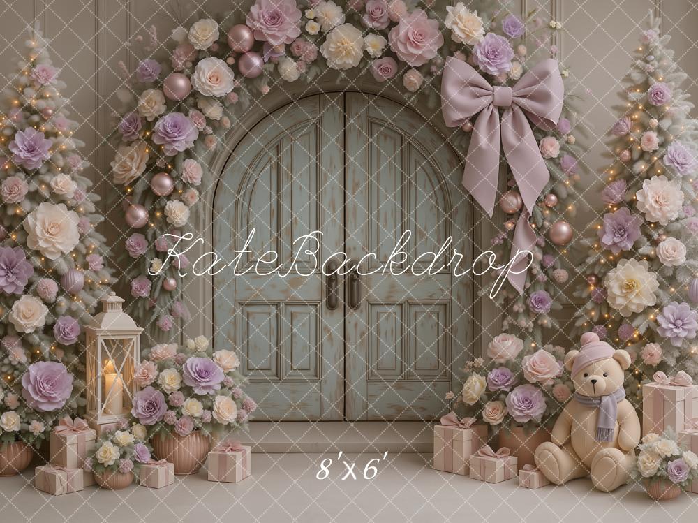 Kate Floral Arch Pastel Door Gifts Backdrop Designed by Ashley Paul -UK
