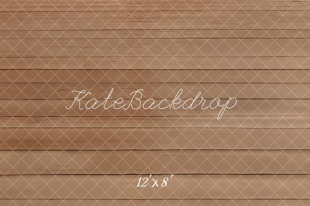 Kate Wood Texture Brown Floor Fleece Backdrop Designed by Emetselch -UK