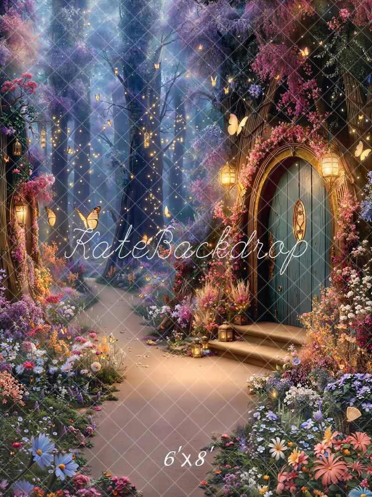 Kate Fairy Fantasy Forest Lanterns Backdrop Designed by Emetselch