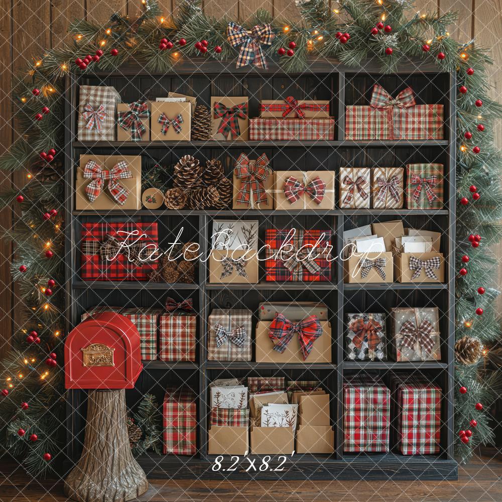 Kate Christmas Presents Cabinet Backdrop Designed by Mini MakeBelieve -UK