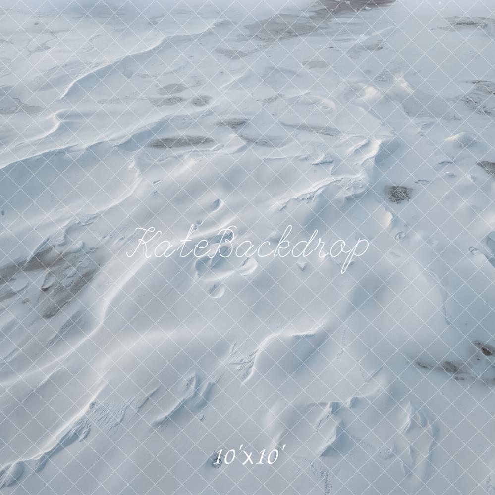 Kate Snowy Ground Texture Backdrop Designed by Emetselch -UK