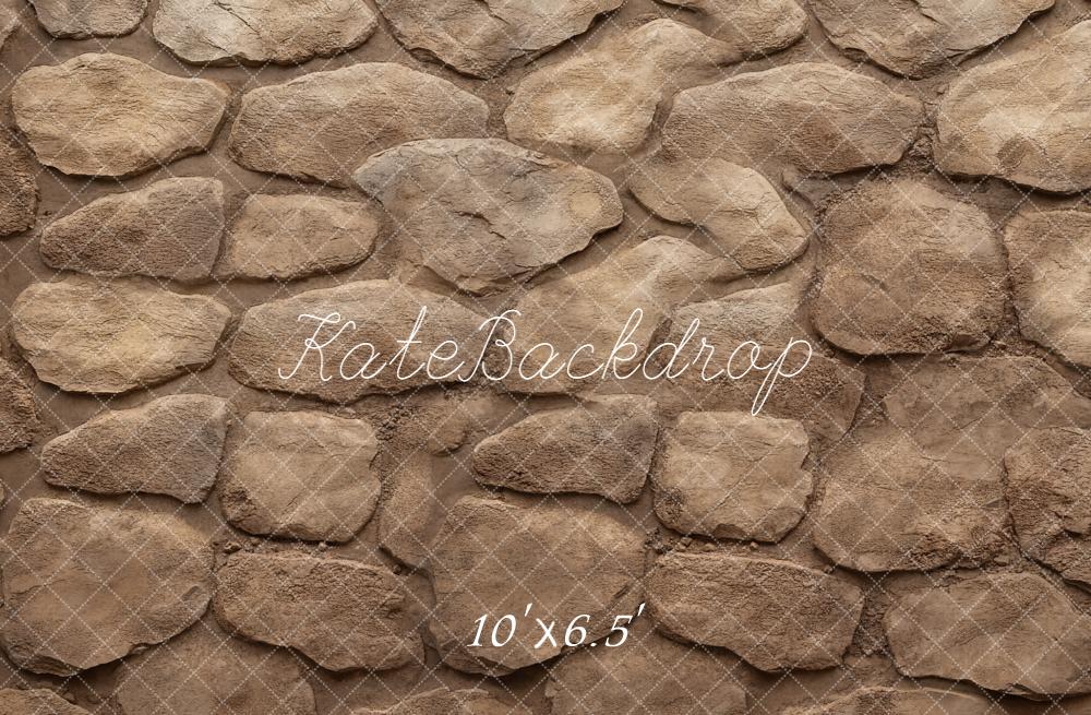 Kate Retro Stone Texture Fleece Backdrop Designed by Emetselch