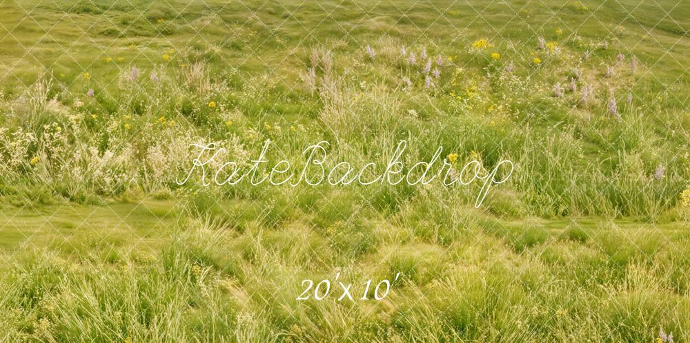 Kate Green Meadow Grass Floor Backdrop Designed by Emetselch -UK