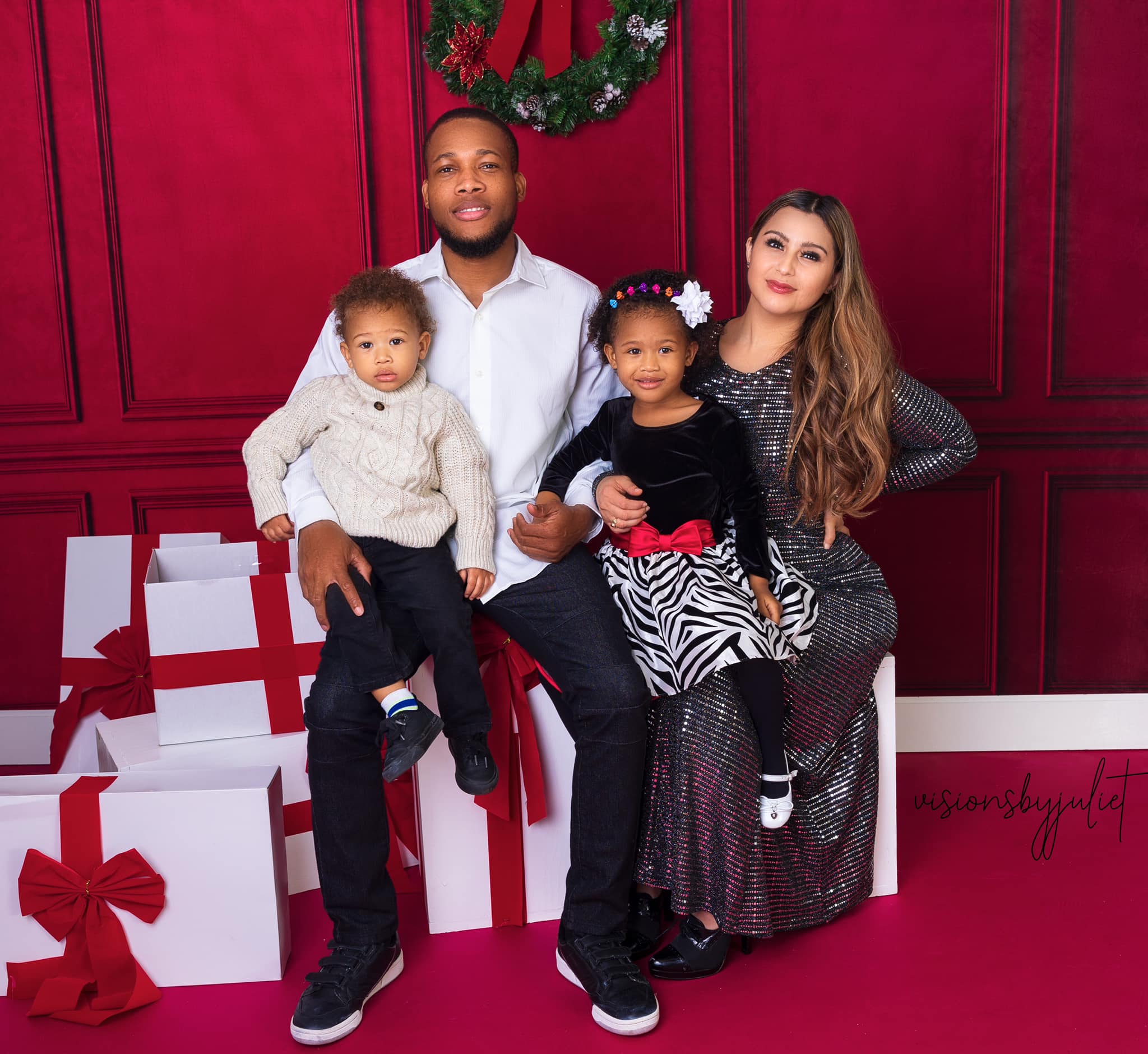 Kate Red Vintage Wall Fleece Backdrop for Photography -UK