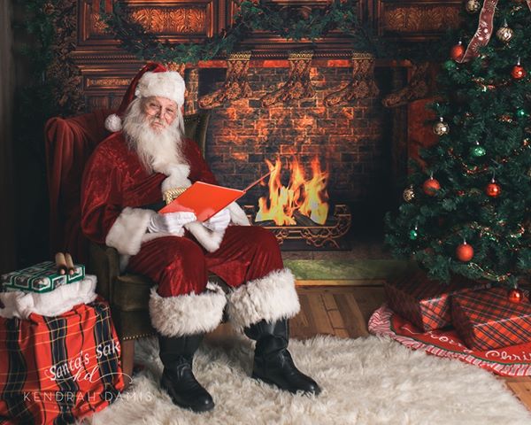 Kate Fireplace Stockings Backdrop for Christmas Photography - Kate backdrop UK