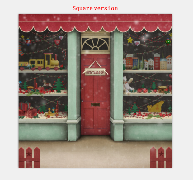 Kate Christmas Santa Workshop Photography Backdrop Children Photo Background - Kate backdrop UK