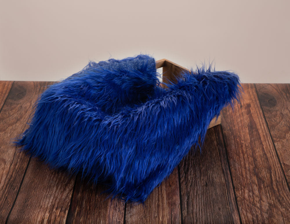 Kate Various Colors Faux Fur Blanket Props Posing fabrics for Baby Photography -UK