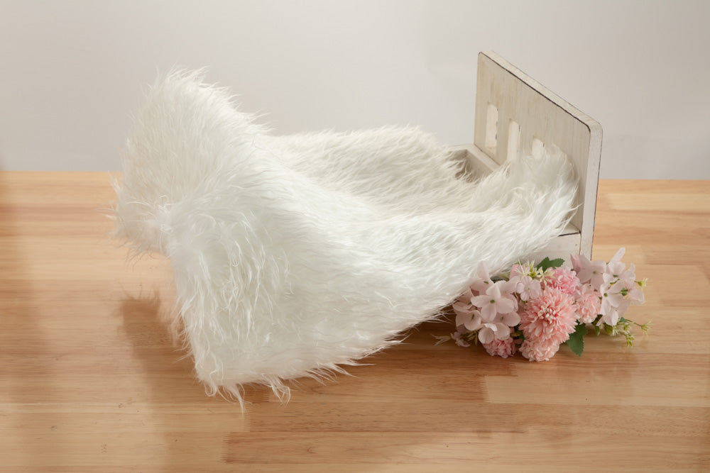 Kate Various Colors Faux Fur Blanket Props Posing fabrics for Baby Photography