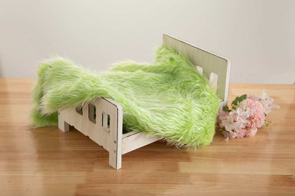 Kate Various Colors Faux Fur Blanket Props Posing fabrics for Baby Photography -UK