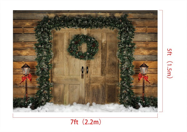 Kate Holiday Door Christmas Wreath designed by Arica Kirby -UK