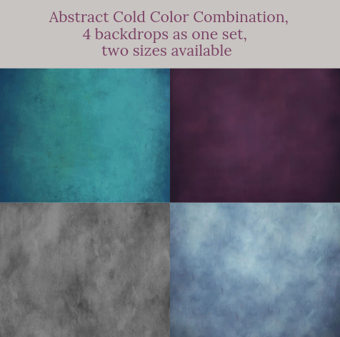 Kate Abstract Cold Color Combination Backdrops for Photography -UK