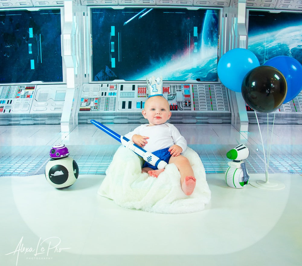 Kate Outer Space Pod Universe Backdrop for Children Photography -UK