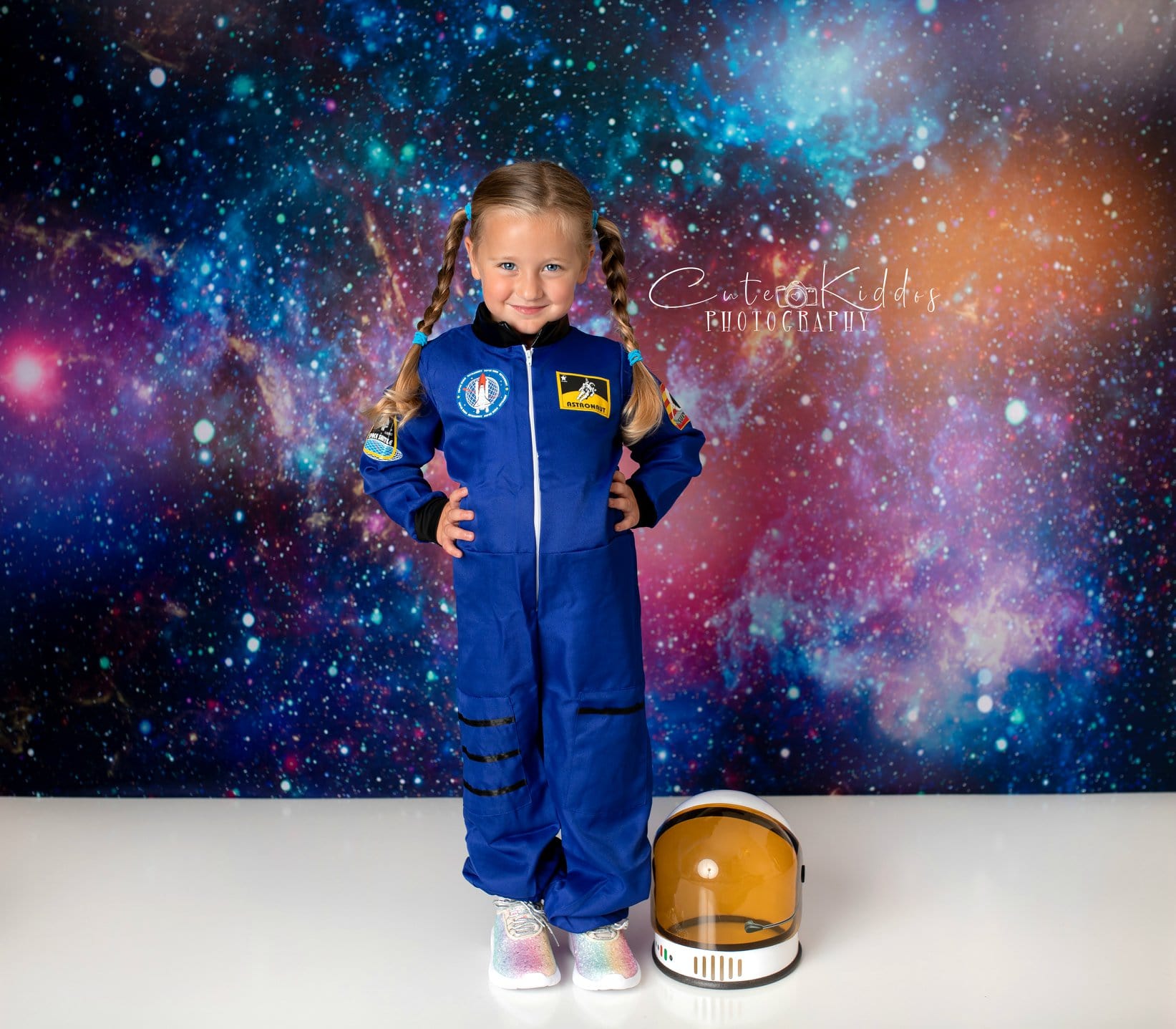 Kate Children Colorful Galaxy Outer Space Backdrop for Photography -UK