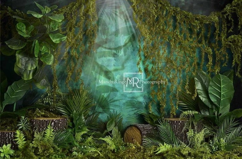 Kate Jungle Backdrop Designed by Mandy Ringe Photography -UK