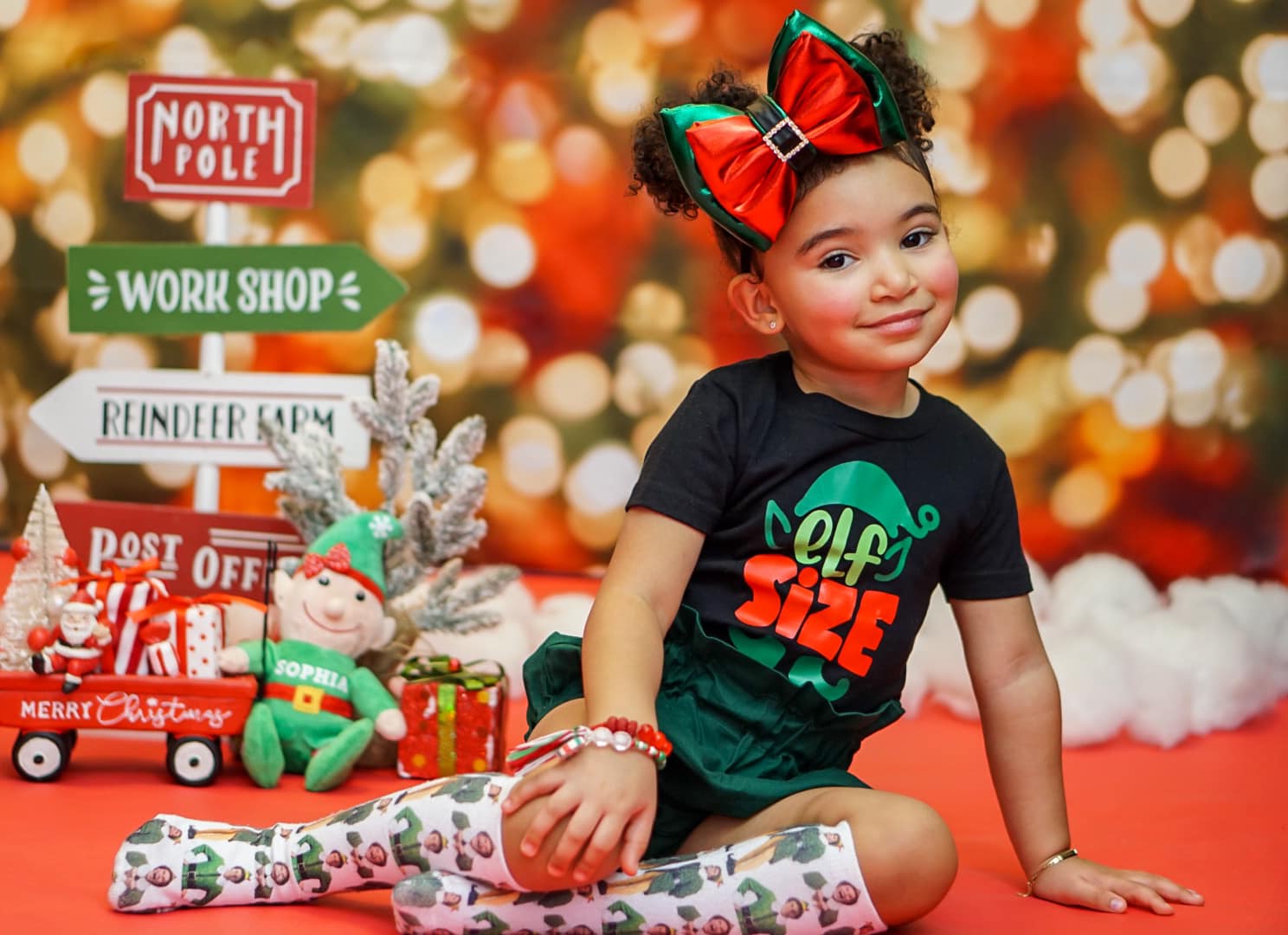 Kate Christmas Bokeh Backdrop for Photography -UK