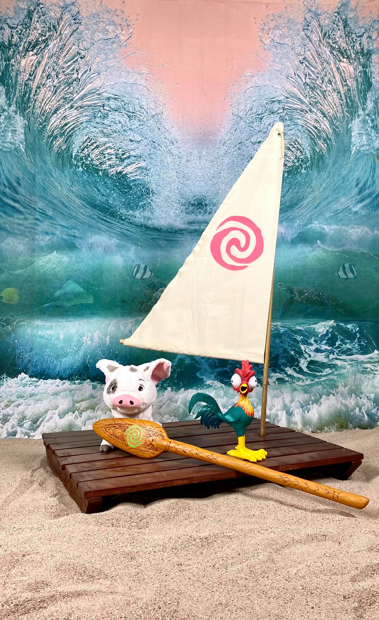 Kate Summer Beach Waves Backdrop Designed by Rosabell Photography -UK