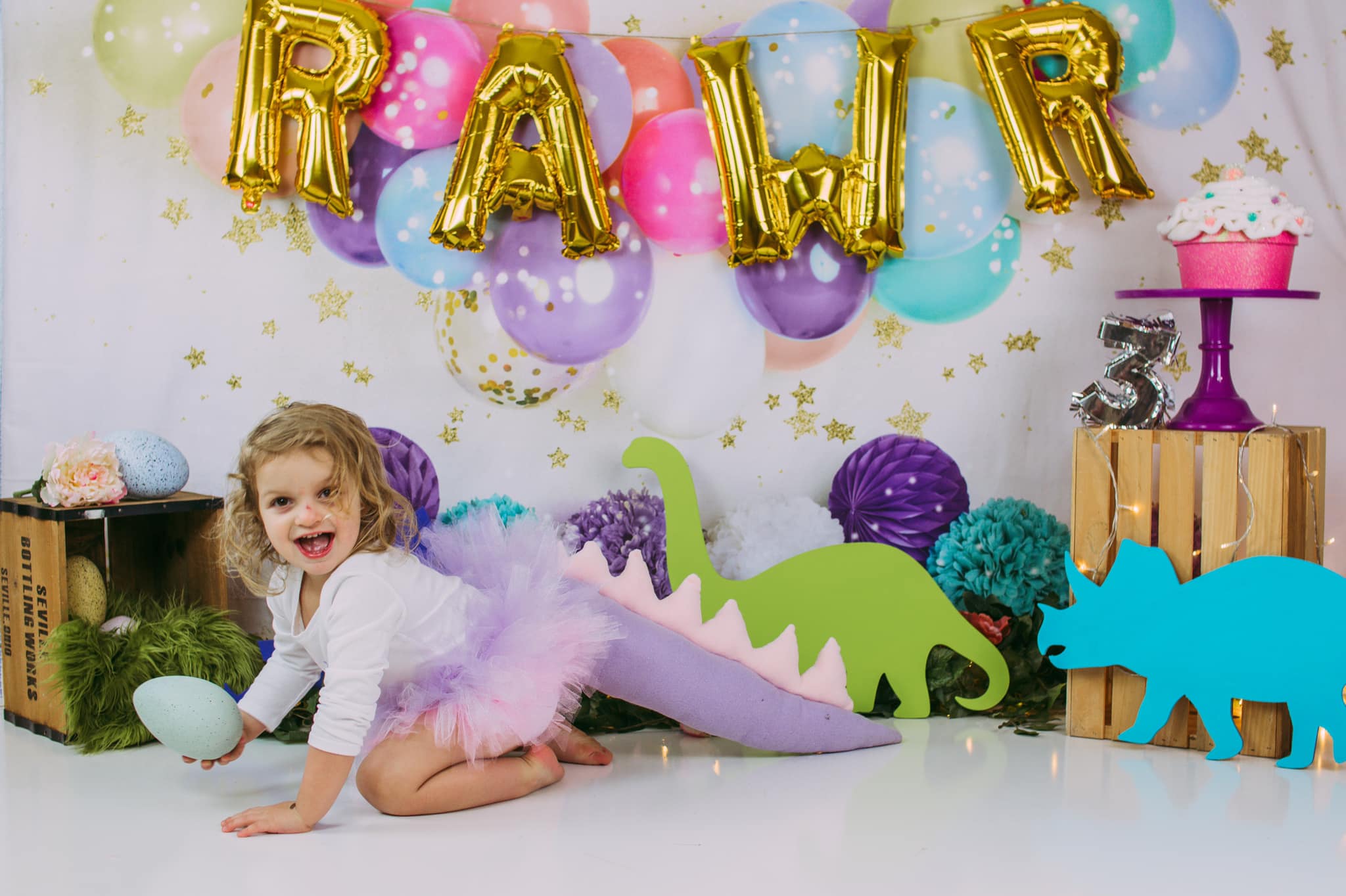 Kate Birthday Balloons and Stars Backdrop Designed By Mandy Ringe Photography -UK