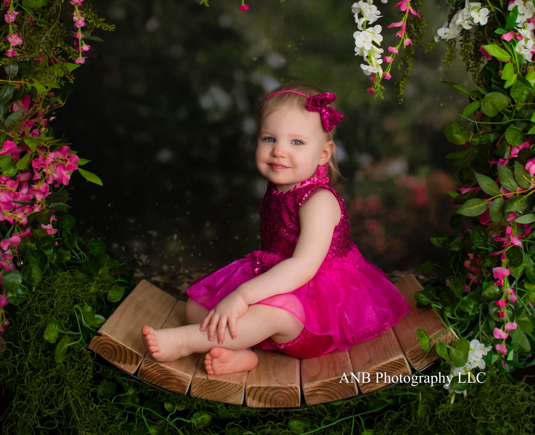 Kate Pink Floral Garden spring Backdrop for Photography Designed by Pine Park Collection -UK