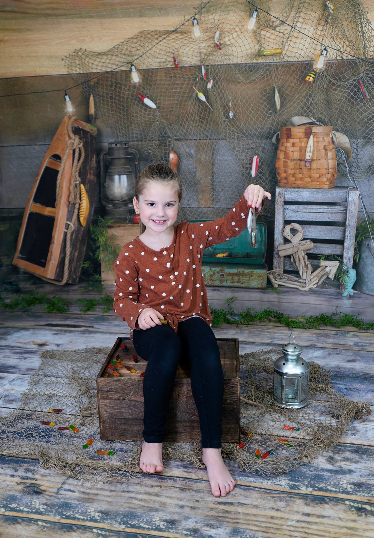 Kate Wood Gone Fishing Backdrop Designed by Arica Kirby -UK