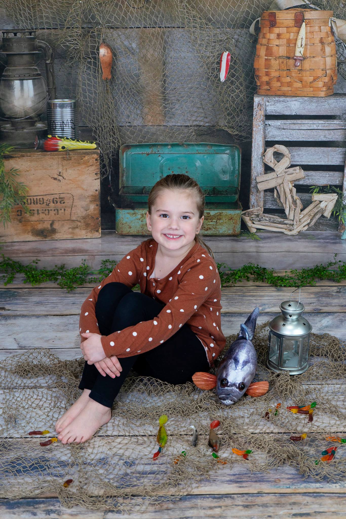 Kate Wood Gone Fishing Backdrop Designed by Arica Kirby -UK