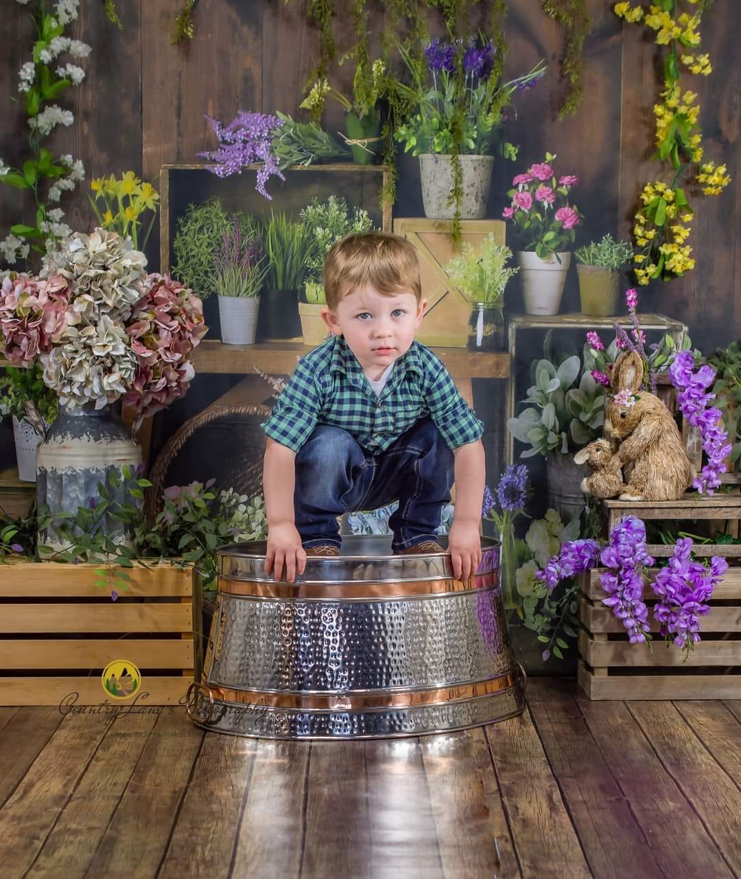 Kate Spring Flower Crates Backdrop Designed By Mandy Ringe Photography -UK