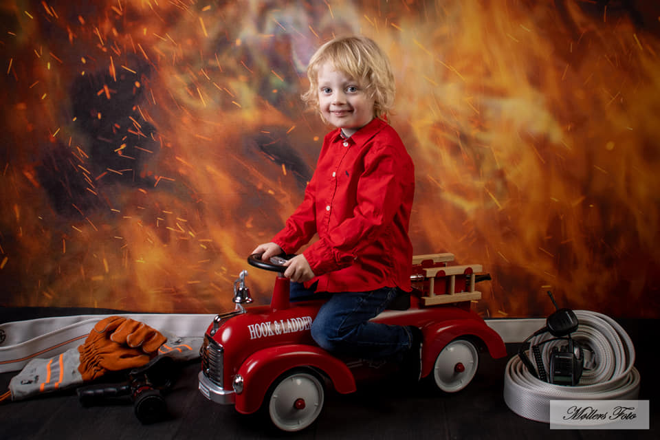 Kate Orange Fire Texture Background Burning Flame for Studio - Kate backdrop UK